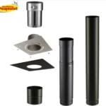 Kit de conexión de conductos para estufas de leña - 150mm