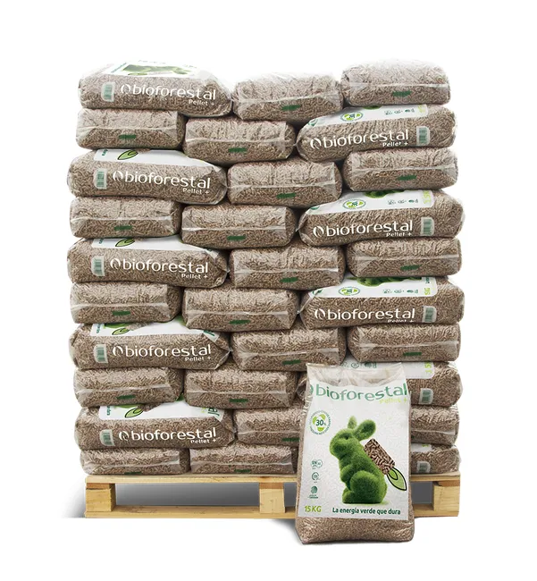 1-37.webp Palet de 70 sacos de pellets BIOFORESTAL - Imagen 1
