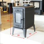 Estufa de leña de hierro fundido K10 10Kw - Imagen 10