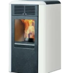 Estufa de pellets canalizable INNOFIRE Chip Plus 8 kW blanco