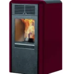 Estufa de pellets canalizable INNOFIRE Chip Plus 8 kW rojo
