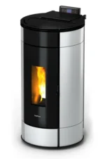 Estufa de pellet FREEPOINT Globe 10,5 kW blanco - Imagen 3
