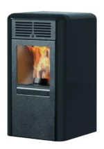 Estufa de pellets canalizable INNOFIRE Chip Plus 8 kW gris - Imagen 3