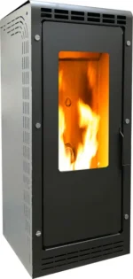Estufa de pellet canalizable BIO+ 11 kW negro/blanco - Imagen 6