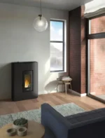Estufa de pellet FREEPOINT Atrium 5 kW Antracita - Imagen 2