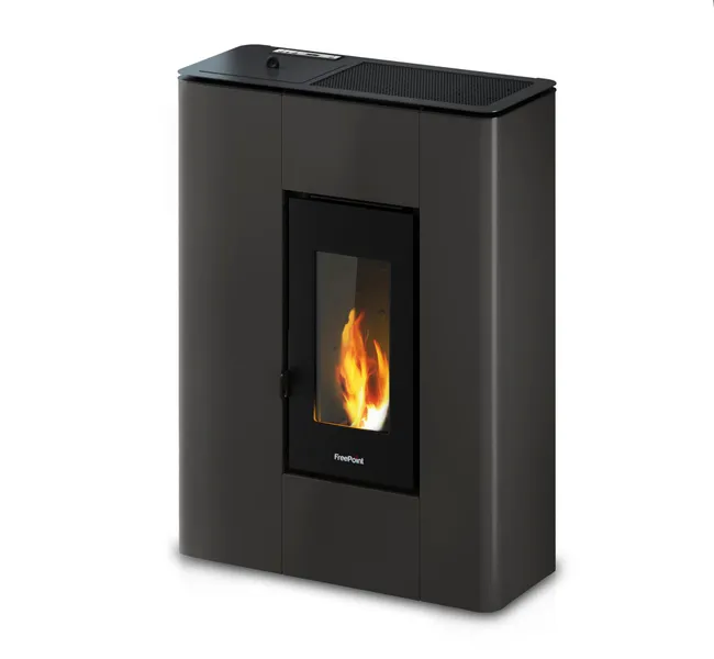 1820771.webp Estufa de pellet FREEPOINT Atrium 5 kW Antracita - Imagen 1