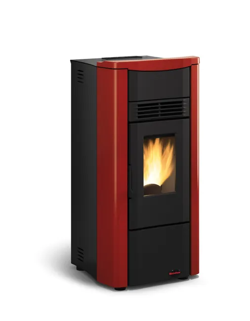 1820855.webp Estufa de pellet LA NORDICA Giusy Evo 7 kW burdeos - Imagen 1