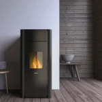 Hidroestufa de pellet estanca FREEPOINT Tesis 16.2 kW antracita - Imagen 2