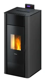 Hidroestufa de pellet estanca FREEPOINT Tesis 16.2 kW antracita - Imagen 3