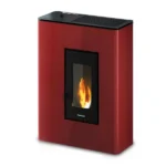 Estufa de pellet FREEPOINT Atrium 5 kW burdeos