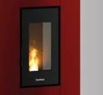 Estufa de pellet FREEPOINT Atrium 5 kW burdeos - Imagen 3