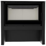 Estufa de leña JUNO 12 kW panel negro - Imagen 3