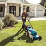 Makita DLM460Z tagliaerba Batteria Nero, Blu - Imagen 2