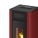 Estufa de pellet Amaranto burdeos de 9kW - Imagen 3
