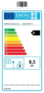 Estufa de pellet Amaranto burdeos de 9kW - Imagen 5