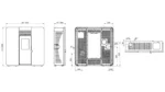 Estufa de pellet canalizable REDPOD First Advance Slim 8 kW burdeos - Imagen 5