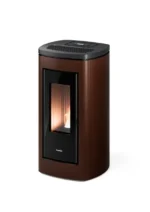 Estufa de pellet canalizable FREEPOINT Eclipse 10.5 kW moka - Imagen 2