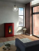 Estufa de pellet FREEPOINT Atrium 5 kW burdeos - Imagen 2