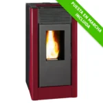 Hidroestufa de pellets TJ Velika 18 kW rojo