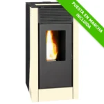 Hidroestufa de pellets TJ Velika 18 kW beige