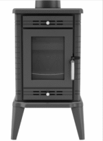 Estufa de leña de hierro fundido K10 10Kw - Imagen 4