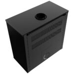 Estufa de leña JUNO 12 kW panel negro - Imagen 5