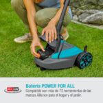 Gardena cortacésped a batería jardines pequeños 22/18 V HandyMower Power for All Gris / Azul - Imagen 4