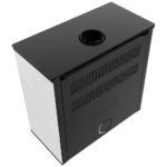 Estufa de leña JUNO 12 kW panel blanco - Imagen 5