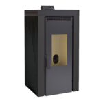 Estufa de Pellets Aire Frontal BP-200 12 kW Negro