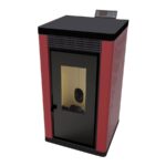 Estufa de Pellets Aire Frontal BP-200K 12 kW Burdeos