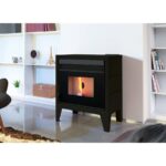 Estufa de Pellets Aire Frontal BP-170K 11,5 kW Negro - Imagen 2