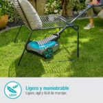 Gardena cortacésped a batería jardines pequeños 22/18 V HandyMower Power for All Gris / Azul - Imagen 6