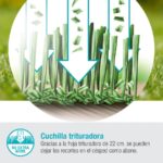 Gardena cortacésped a batería jardines pequeños 22/18 V HandyMower Power for All Gris / Azul - Imagen 7