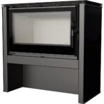 Estufa de leña JUNO 12 kW panel negro - Imagen 8