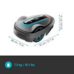 GARDENA Robot cortacésped smart Sileno city 500M2 (tecnología LONA) (19602-74) GRIS / AZUL - Imagen 8