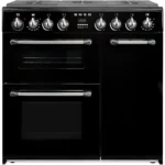 SMEG BU93BL Cocina Gama Mixta Negra