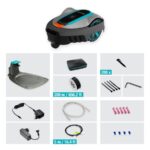 GARDENA Robot cortacésped smart Sileno city 500M2 (tecnología LONA) (19602-74) GRIS / AZUL - Imagen 9