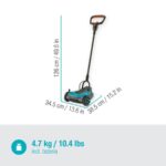 Gardena cortacésped a batería jardines pequeños 22/18 V HandyMower Power for All Gris / Azul - Imagen 9