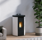 Estufa de Pellets BP-100 C 9,8 kW Blanco - Imagen 2