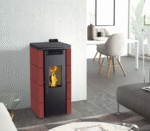 Estufa de Pellets BP-100 8,5 Kw Burdeos - Imagen 3