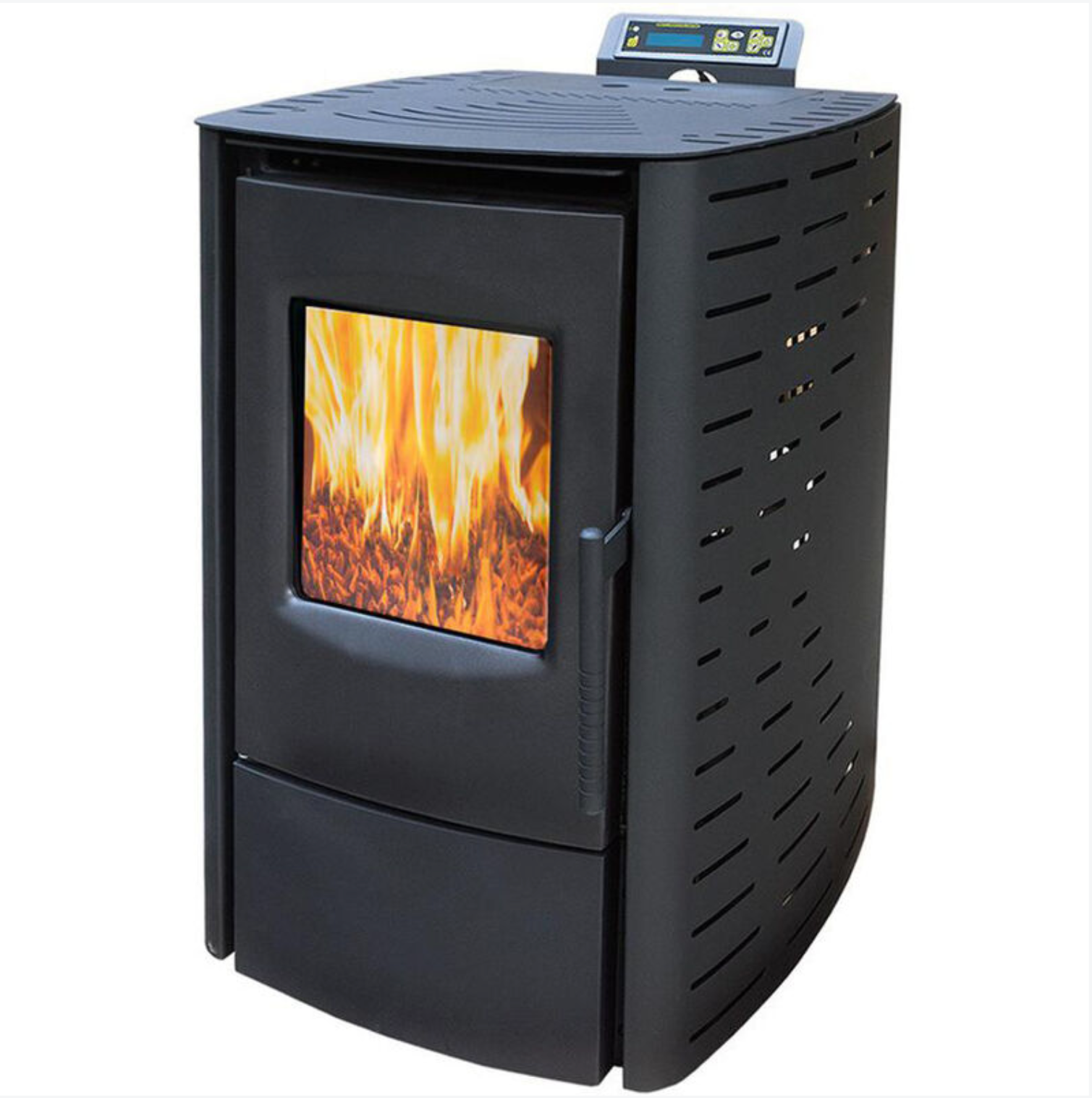 Capture-decran-le-2022-12-31-a-06.08.26.png Estufa de pellets Nemaxx P6 en acero negro con mando a distancia – 6kW ECO-Mode - Imagen 1