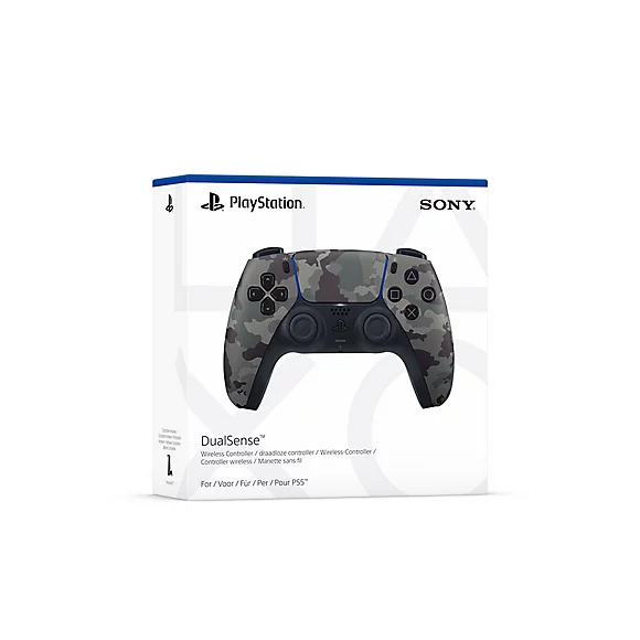 DualSense-Camo-PackShot-1.webp Mando inalámbrico DualSense™ - Gris Camuflaje - Imagen 1