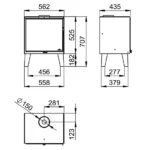 Estufa Bronpi Arus 9,5 kW - Imagen 4