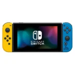 Consola Nintendo Switch - Fortnite Special Edition - Par de Joy-Con azul y amarillo + 2000 V Bucks - Imagen 2