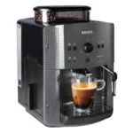 KRUPS YY4451FD Cafetera del grano a la taza, 15 bar, molinillo de granos, cafetera espresso, espumador de leche, fabricado en Francia, gris - Imagen 4